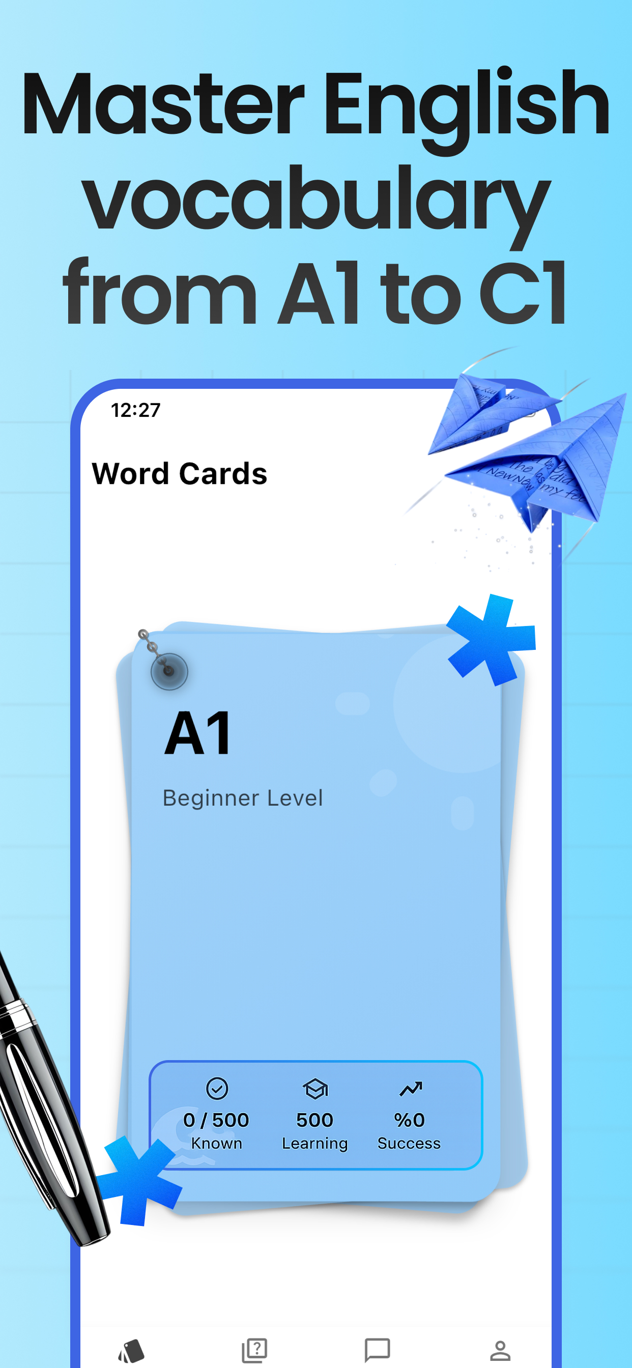 Levels A1 to C1